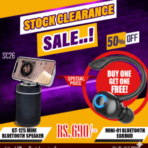 GT125 Mini Speaker and Mini 01 Ear Bud